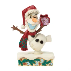 Disney Jim Shore Christmas Olaf Personality Pose 4.75" Figurine Festive Frost Decorative Mirror,Home Decor Mirror