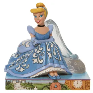 Disney Jim Shore Cinderella with Glass Slipper Figurine Decorative Mirror,Home Decor Mirror