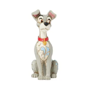 Disney Jim Shore From Lady and the Tramp - Tramp Mini Figurine 3.82" Decorative Mirror,Home Decor Mirror