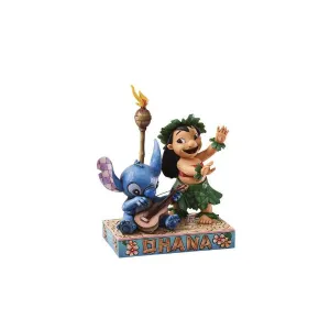 Disney Jim Shore Lilo and Stitch Figurine Decorative Mirror,Home Decor Mirror