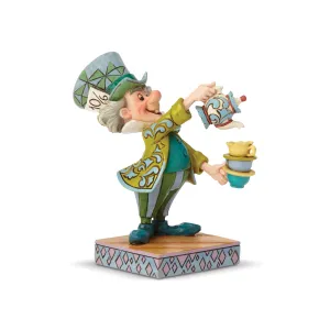 Disney Jim Shore Mad Hatter from Alice in Wonderland Decorative Mirror,Home Decor Mirror