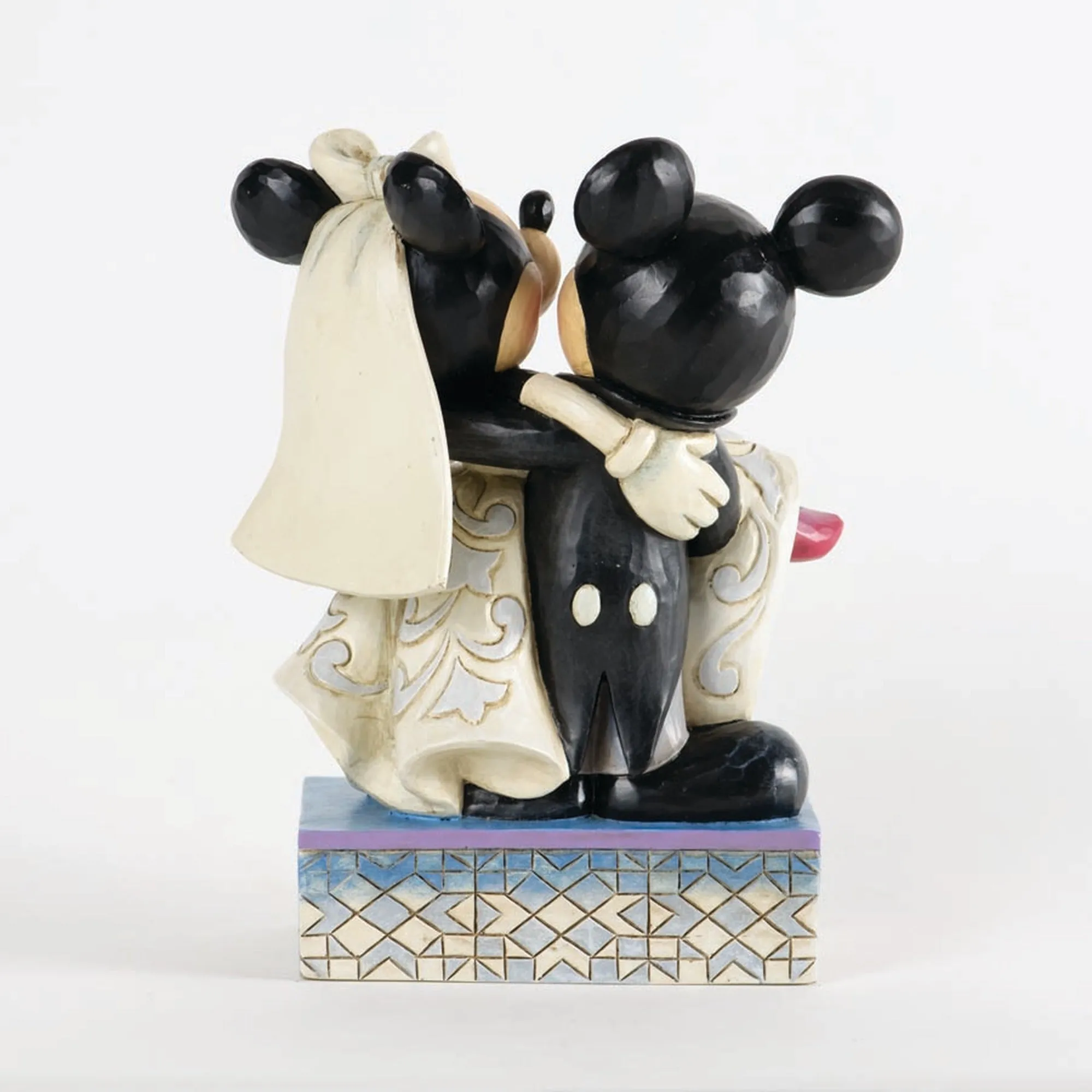 Disney Jim Shore Mickey Carries Minnie Wedding Figurine