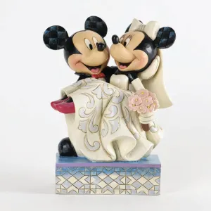 Disney Jim Shore Mickey Carries Minnie Wedding Figurine Decorative Mirror,Home Decor Mirror