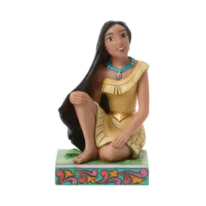 Disney Jim Shore Pocahontas Personality Pose 4" Figurine Decorative Mirror,Home Decor Mirror