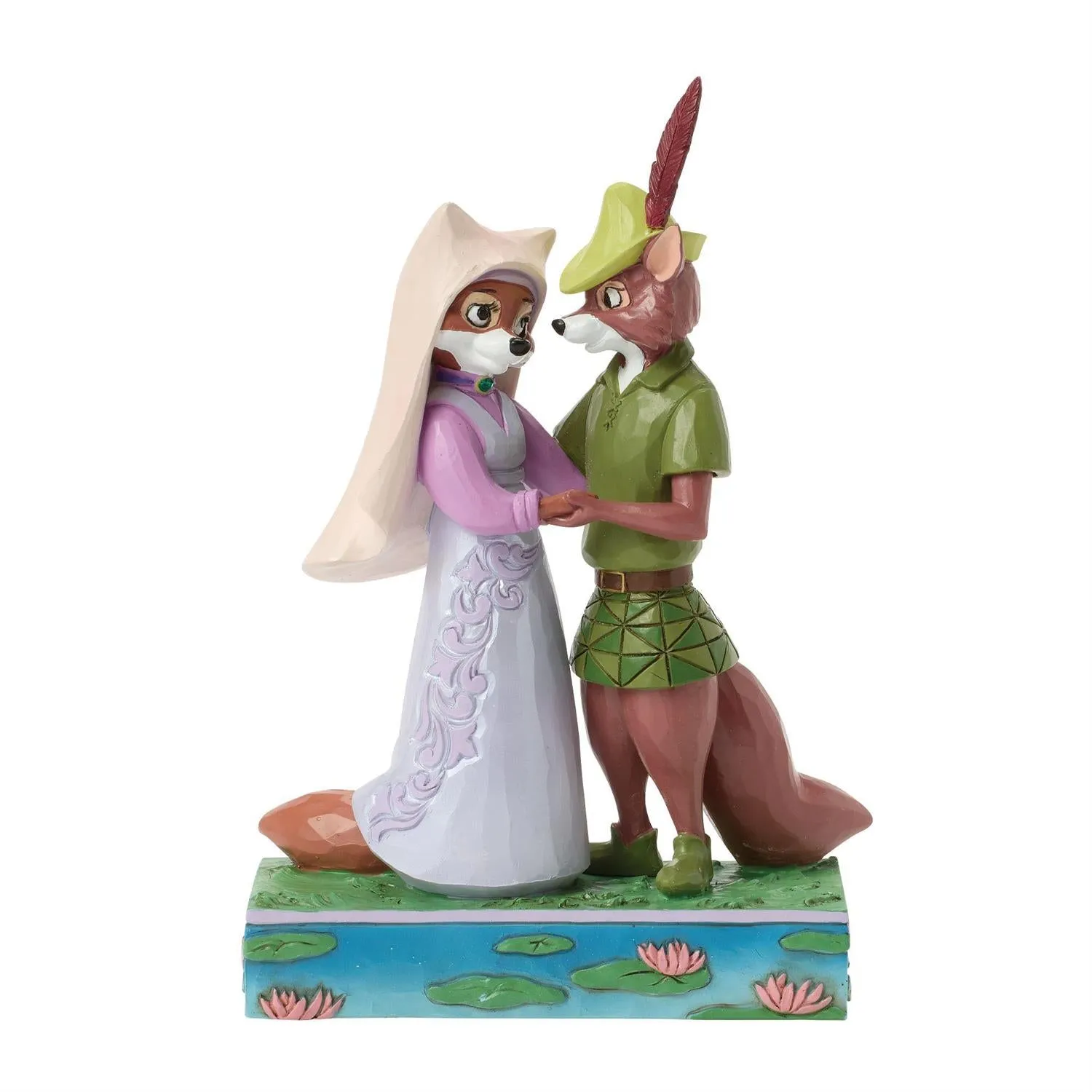 Disney Jim Shore Robin Hood & Maid Marian 6.69" Figurine Sherwood's Sweethearts Decorative Mirror,Home Decor Mirror