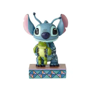Disney Jim Shore Strange Life-Forms Stitch with Frog Mini Figurine Decorative Mirror,Home Decor Mirror