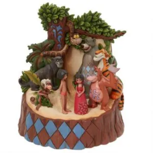 Disney Jim Shore The Jungle Book Carved by Heart Figurine Decorative Mirror,Home Decor Mirror