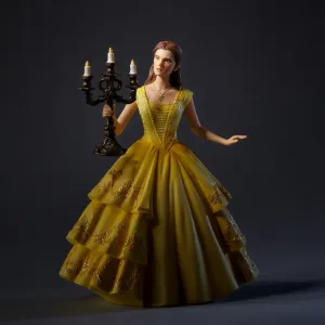 Disney Showcase Couture de Force Cinematic Moment Belle figurine Decorative Mirror,Home Decor Mirror