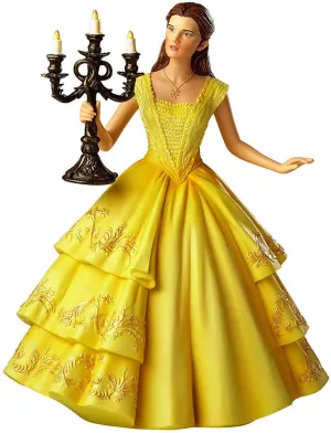 Disney Showcase Couture de Force Live Action Belle with Candle Decorative Mirror,Home Decor Mirror