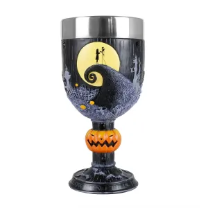 Disney Showcase Nightmare Before Christmas Goblet to the Pumpkin King Decorative Mirror,Home Decor Mirror
