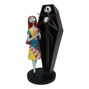 Disney Showcase Nightmare Before Christmas Jack and Sally Coffin Figurine Decorative Mirror,Home Decor Mirror