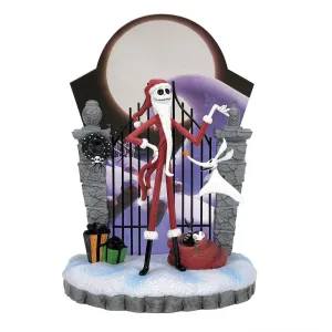 Disney Showcase Santa Jack with Gate Figurine Decorative Mirror,Home Decor Mirror
