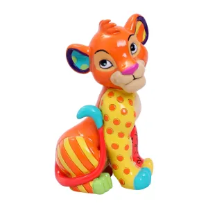 Disney Simba Mini Figurine by Romero Britto Decorative Mirror,Home Decor Mirror