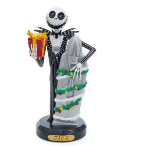 Disney The Nightmare Before Christmas Jack Skellington in Tuxedor with Present and Tombstone 10" Nutcracker Decorative Mirror,Home Decor Mirror