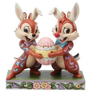 Disney Traditions Chip 'n Dale Easter Figurine Decorative Mirror,Home Decor Mirror
