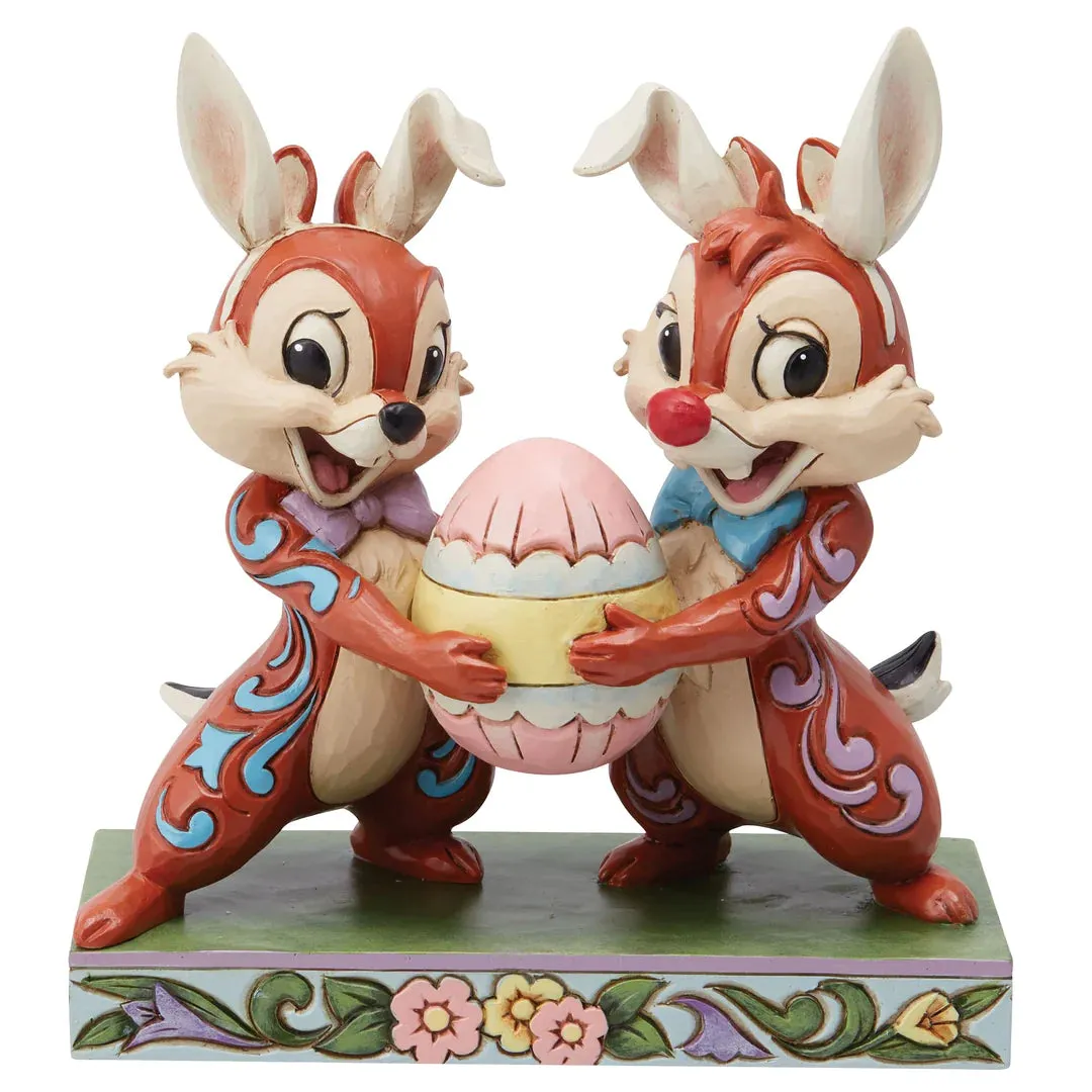 Disney Traditions Chip 'n Dale Easter Figurine Decorative Mirror,Home Decor Mirror