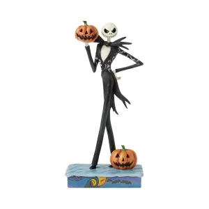 Disney Traditions Jim Shore Nightmare Before Christmas Jack Holding Pumpkin Figurine Decorative Mirror,Home Decor Mirror