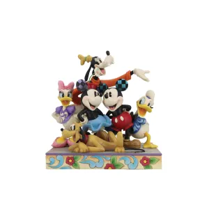 Disney Traditions Mickey & Friends Group Figurine Decorative Mirror,Home Decor Mirror