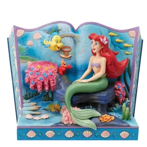 Disney Traditions The Little Mermaid Storybook Figurine Decorative Mirror,Home Decor Mirror