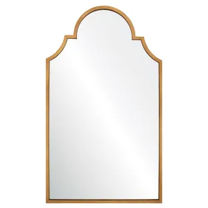 Distressed Gold Leaf Wall Mirror with Scalloped Top Cutting Board,Kitchen Board
