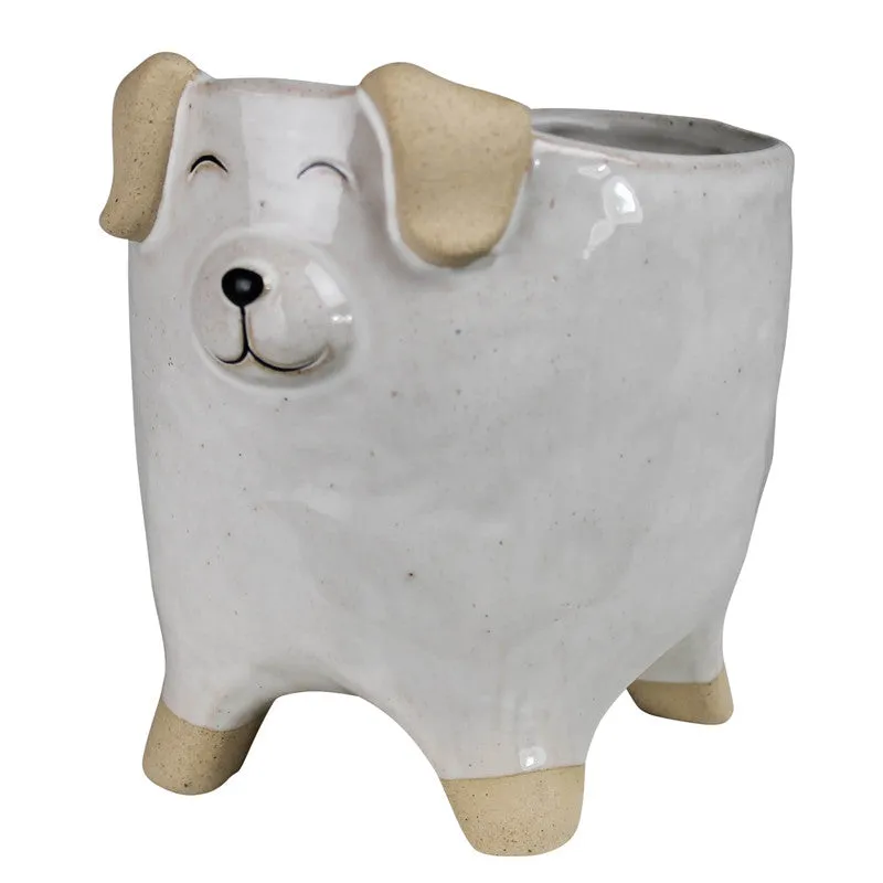 Dog Cachepot, Ceramic