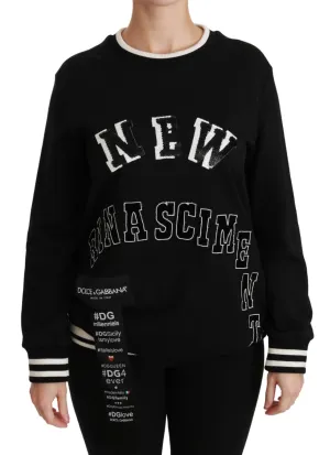 Dolce & Gabbana Chic Sequined Cotton Women's Sweater