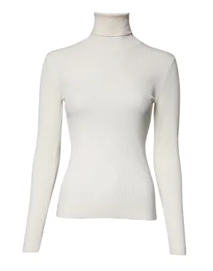 Dolce & Gabbana Long Sleeves Turtleneck Slim Women's Sweater (Pre-Owned)