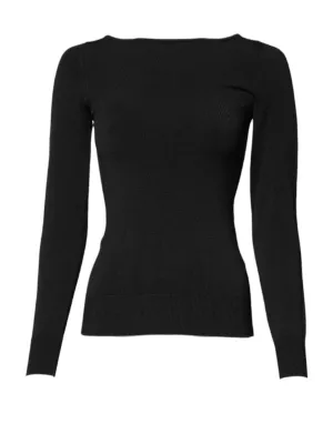 Dolce & Gabbana Viscose Long Sleeves Pullover Women's Top