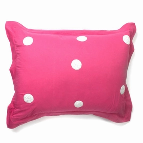 Dottie Pink Cotton Sham pillowcases,cotton pillow covers,bed linen