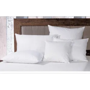 Down Oblong Pillow Cover Insert 21" x 13" luxury bedding, duvet cover