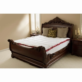 Downton Abbey Big and Soft Floral Quilted Fiber Bed mattress pads,mattress topper,bed protection