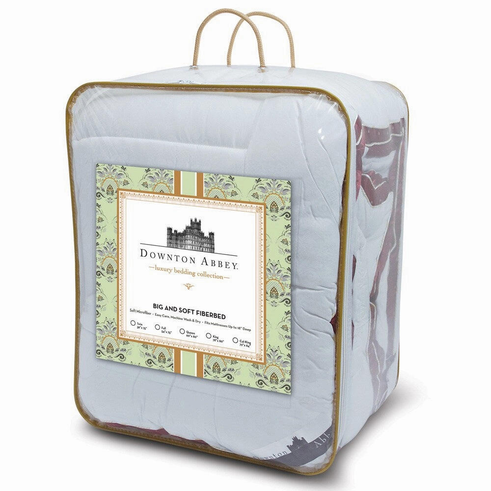 Downton Abbey Big and Soft Floral Quilted Fiber Bed