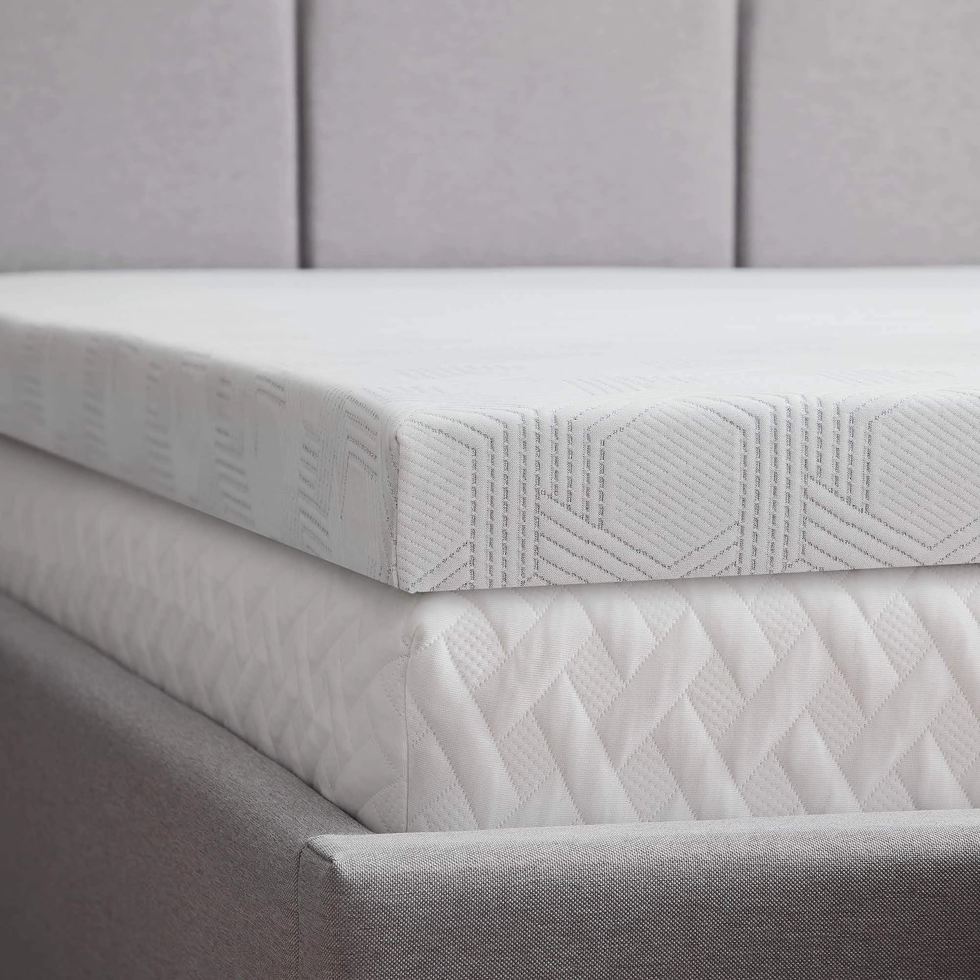 Dr. Oz Good Life Say Goodnight Memory Foam Mattress Topper- Cal King - White