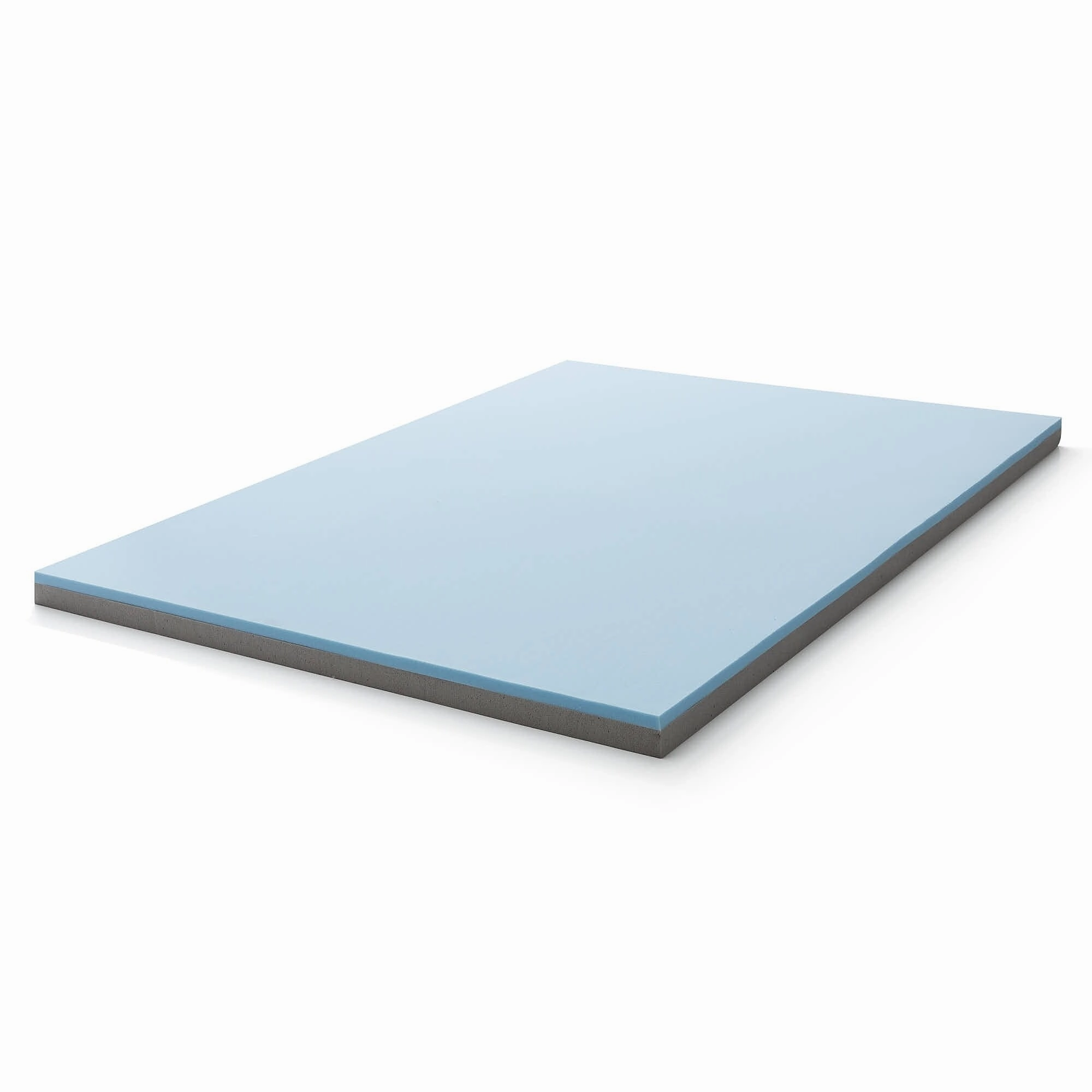 Dr. Oz Straight to Sleep 3 in. Full Memory Foam Dual-Sided Mattress Topper with Cover - White