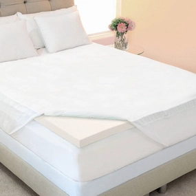 Dream Form Eco-friendly 3-inch Queen/ King/ Cal King-size Memory Foam Mattress Topper with Skirted Cover mattress pads,mattress topper,bed protection