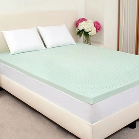 Dream Form Green Tea 3-inch Memory Foam Mattress Topper mattress pads,mattress topper,bed protection