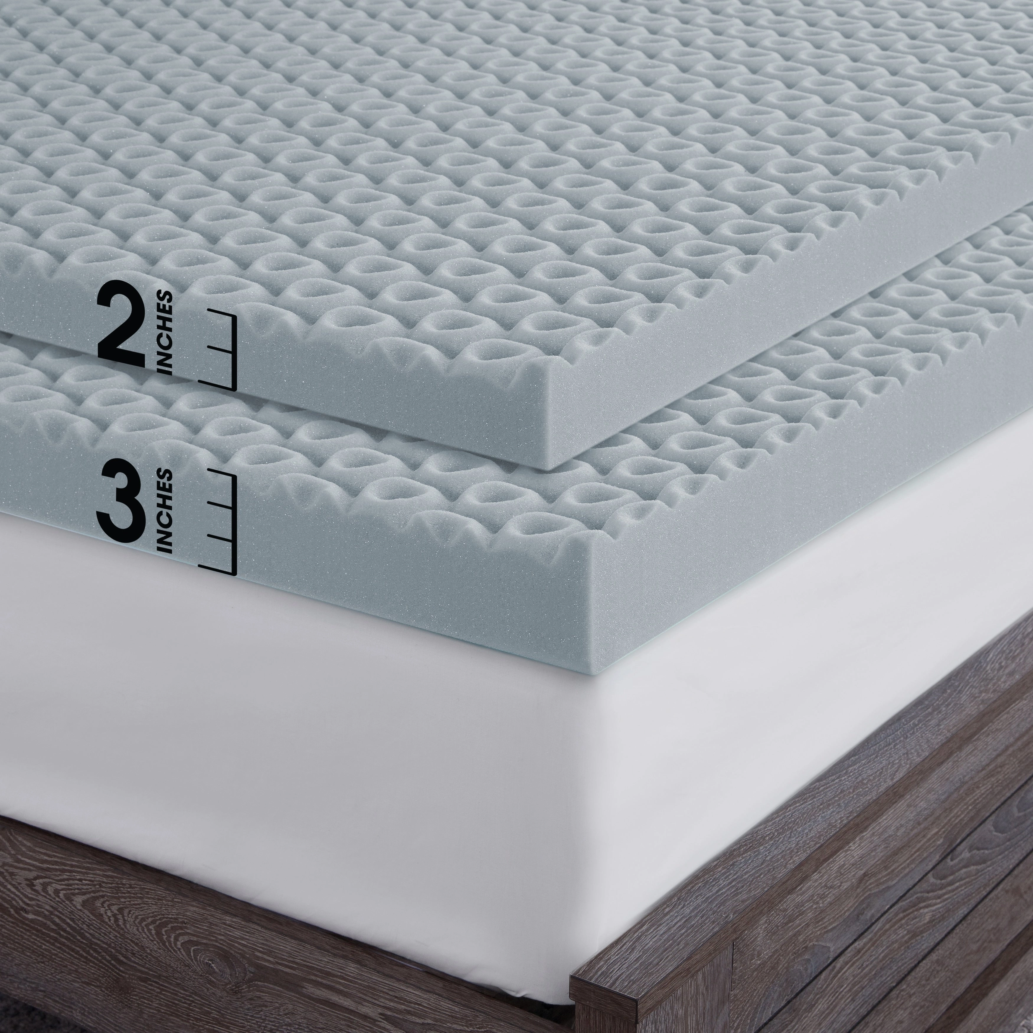 Dream Serenity Cool Point Graphite-Infused Memory Foam Mattress Topper