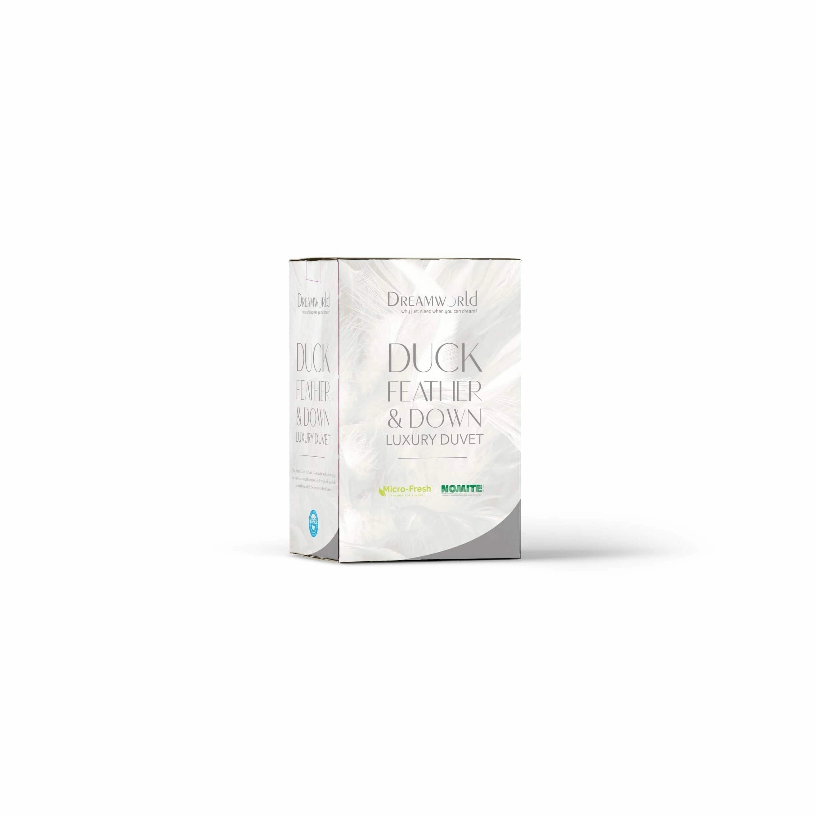 Dreamworld Duck Feather and Down Natural Duvet 13.TOG