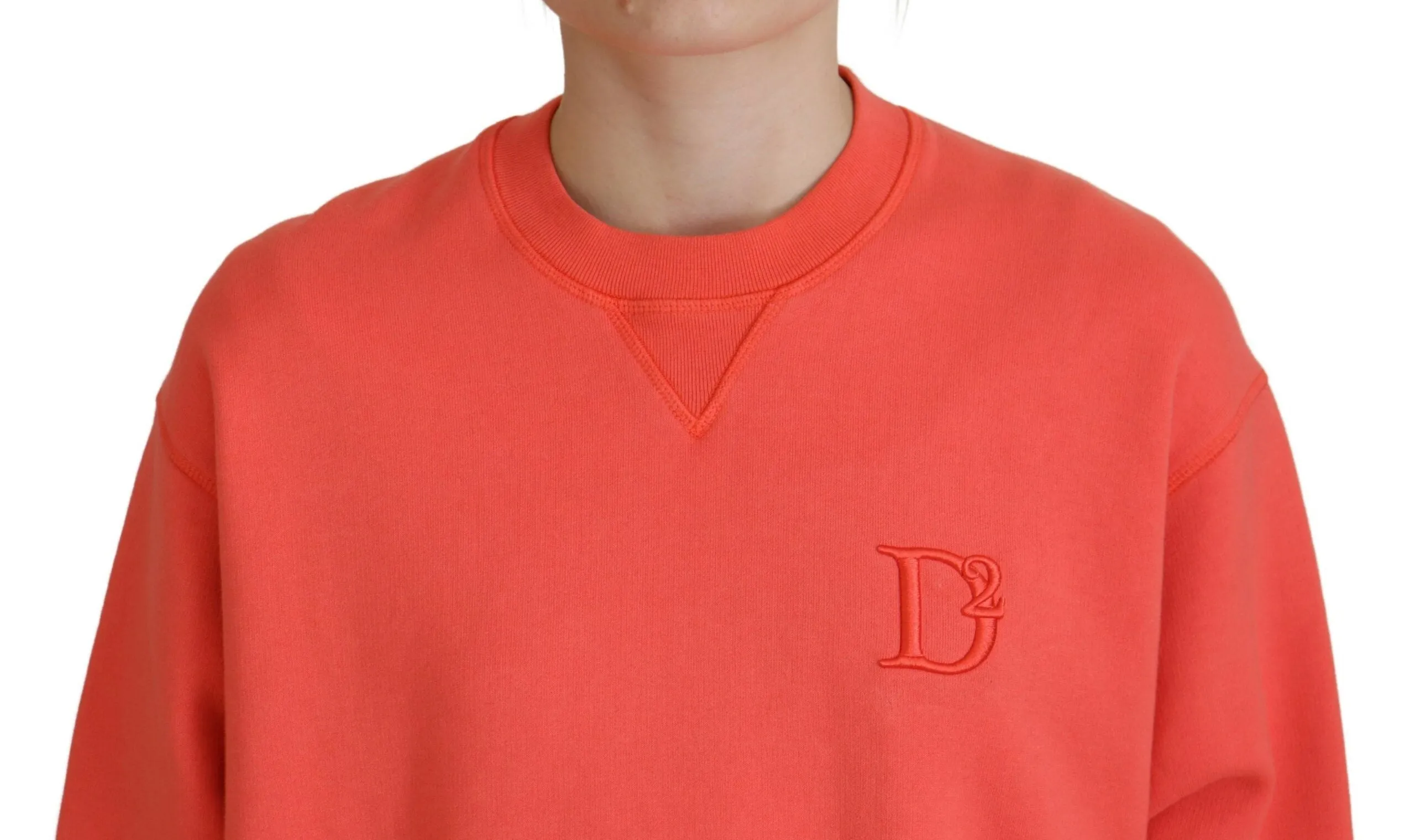 Dsquared Logo Embroidery Women Long Sleeve Women's Sweater (Pre-Owned)