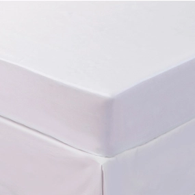Dust Buster Breathable Mattress Protector - White mattress pads,mattress topper,bed protection