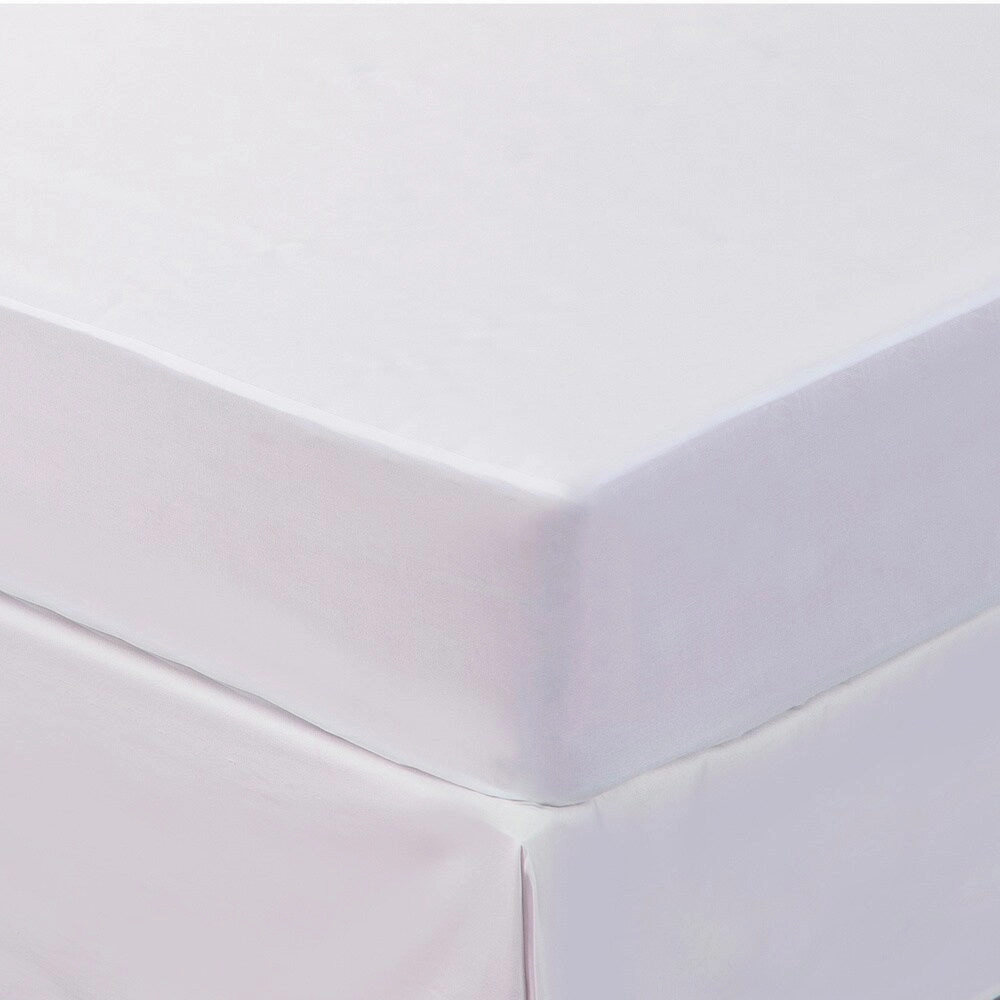 Dust Buster Breathable Mattress Protector - White mattress pads,mattress topper,bed protection