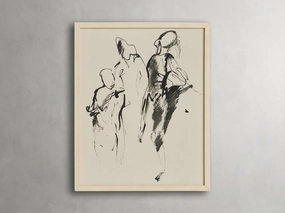 Ebony and Ivory Framed Print Wall Art,canvas wall art set