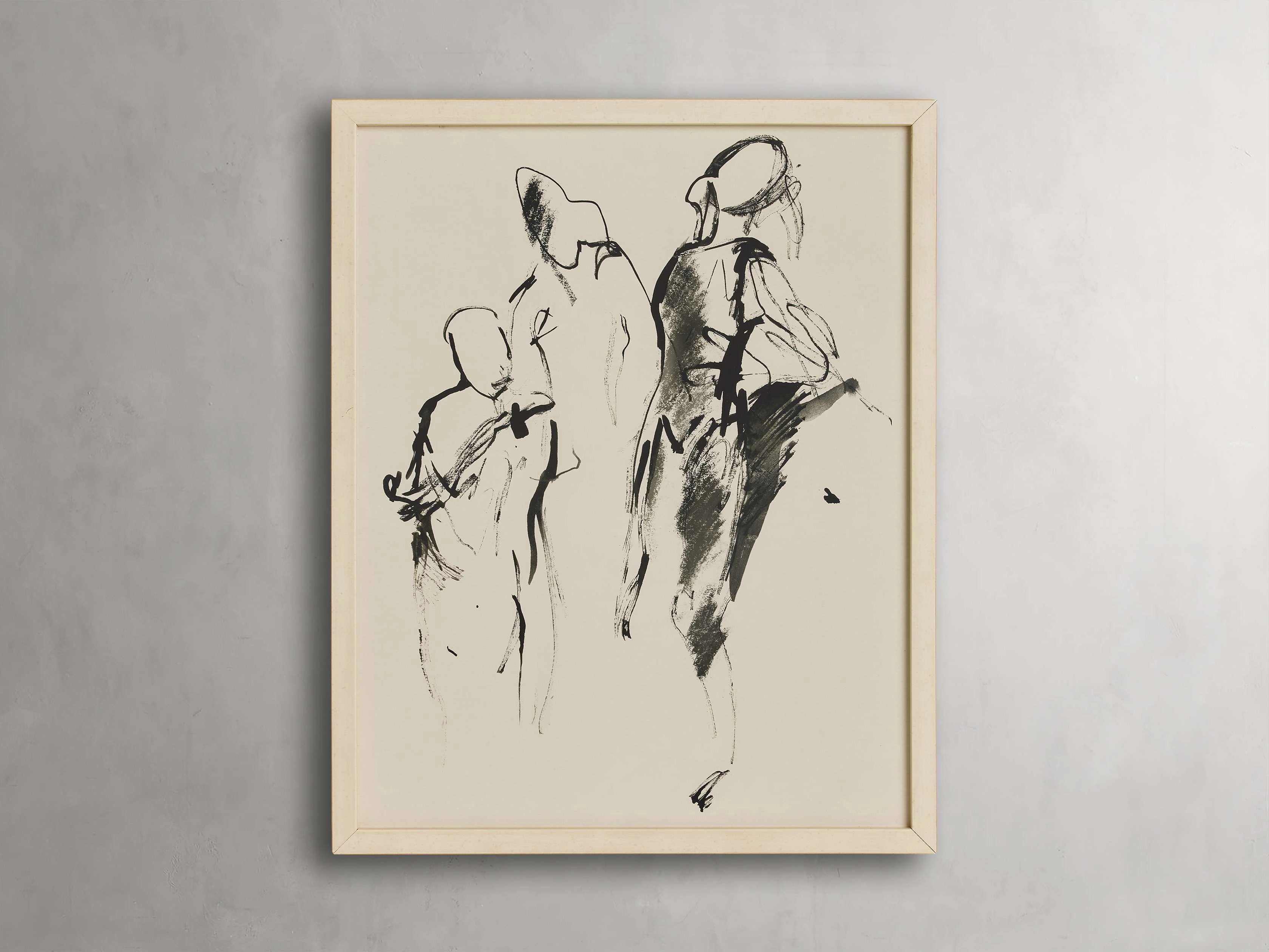 Ebony and Ivory Framed Print Wall Art,canvas wall art set