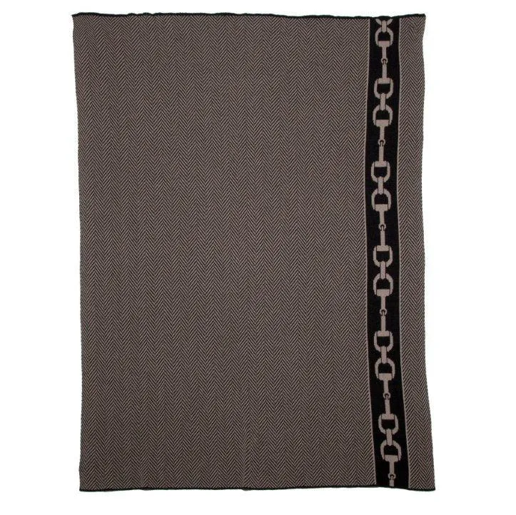 Eco Herringbone & Bit Throw Blanket