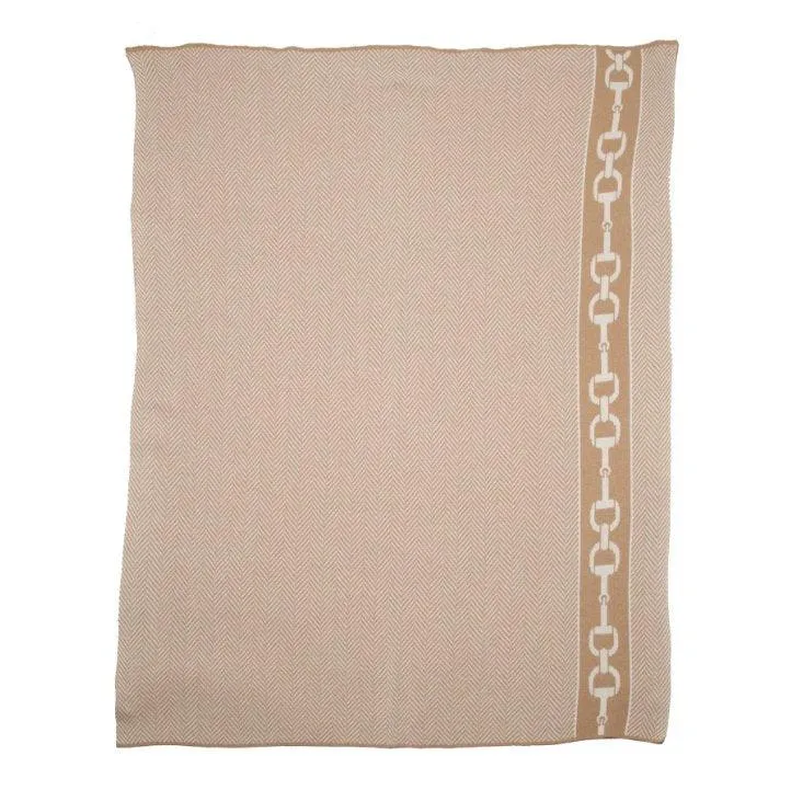Eco Herringbone & Bit Throw Blanket