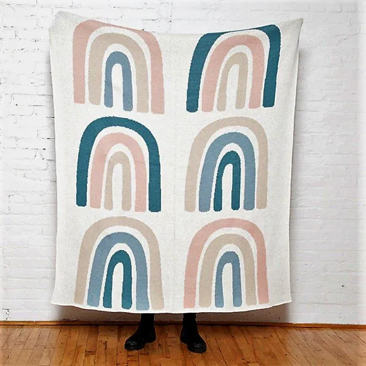Eco Rainbow Woven Throws - 3 Colors