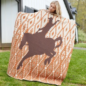 Eco Bronco Throw Blanket storage cart, utility cart