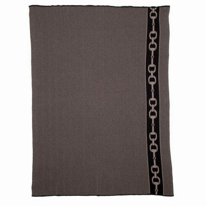 Eco Herringbone & Bit Throw Blanket
