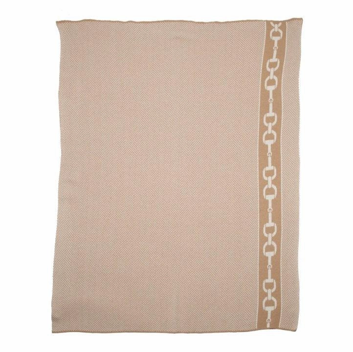 Eco Herringbone & Bit Throw Blanket