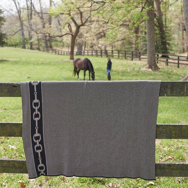 Eco Herringbone & Bit Throw Blanket
